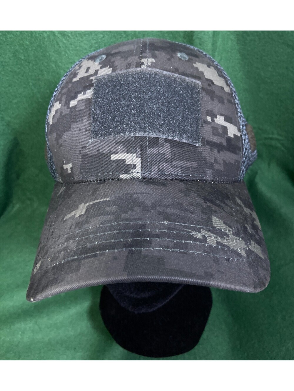 Gray Digital Camo Camouflage Grey Mesh 5 Panel Military Trucker Baseball Cap Hat